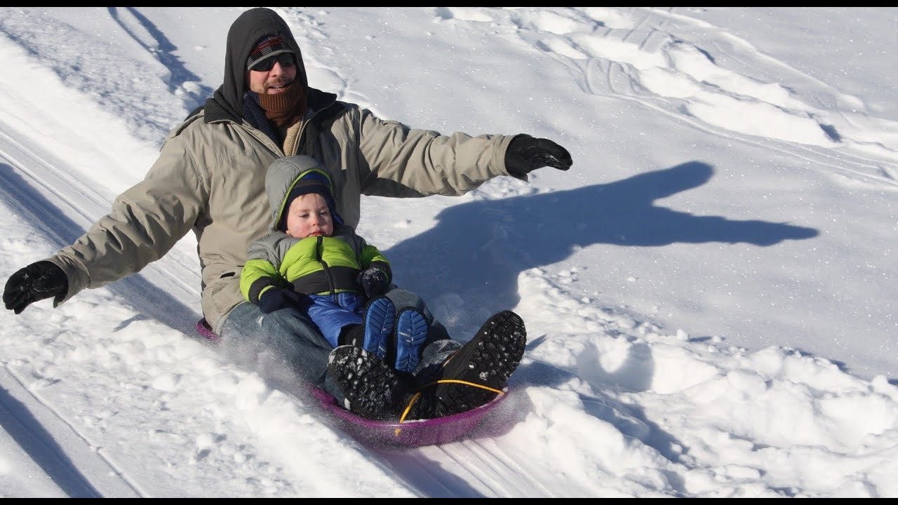 Having Fun on Frozen SnowSlide in Poiana Brasov