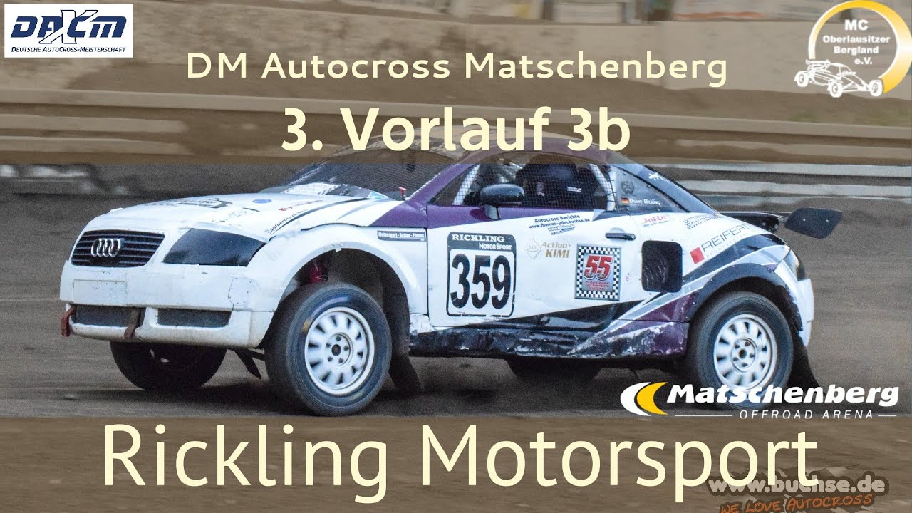 Autocross DM Matschenberg 2025 3. Vorlauf Klasse 3b DACM