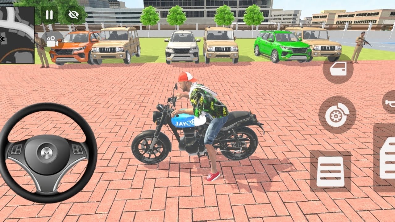 🎮.Franklin order by 3️⃣ jeep&3️⃣ indian flag tip for fortuner in Indian 🇮🇳 theft auto simulator 🎮