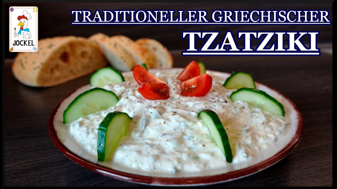 traditioneller griechischer Tzatziki / ORIGINAL REZEPT  aus Griechenland