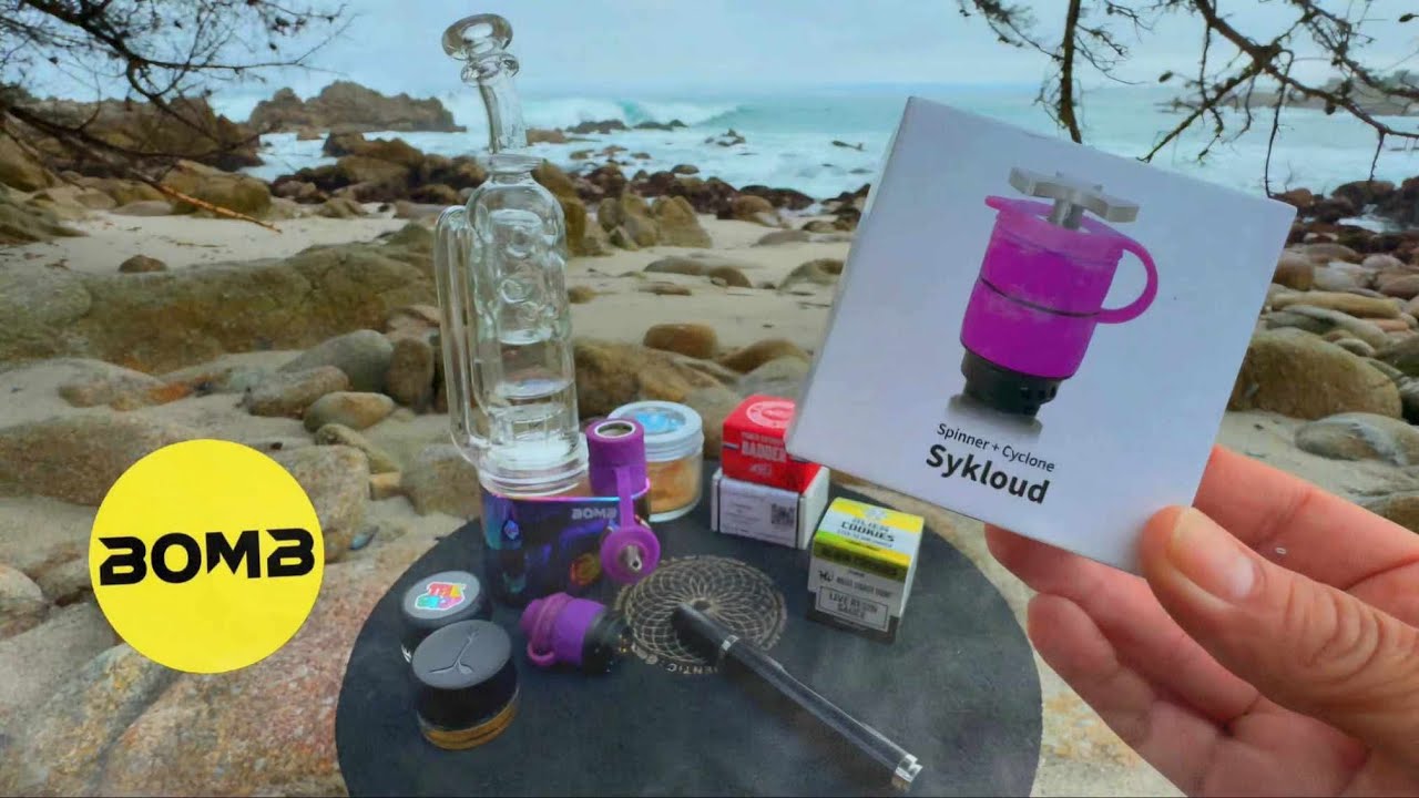 NEW BOMB E-RIG &ldquo;SYKLOUD&rdquo; XL ATOMIZER SESH!  FULL VIDEO..