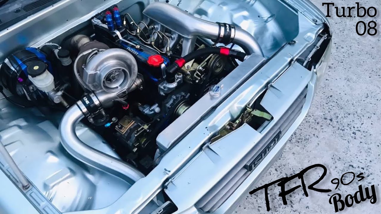 แต่งแบบย้อนยุค 90s ISUZU TFR โบใหญ่ ไล่ข้าง เก็บห้องเครื่อง By:วัฒธนะ เทอร์โบ