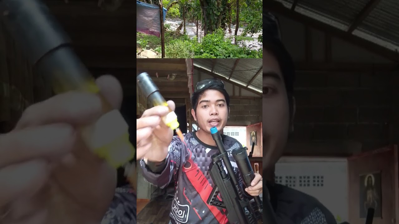 Unit ni sir burlat from surigao del Norte sniper type big scope 8mm steel ball 