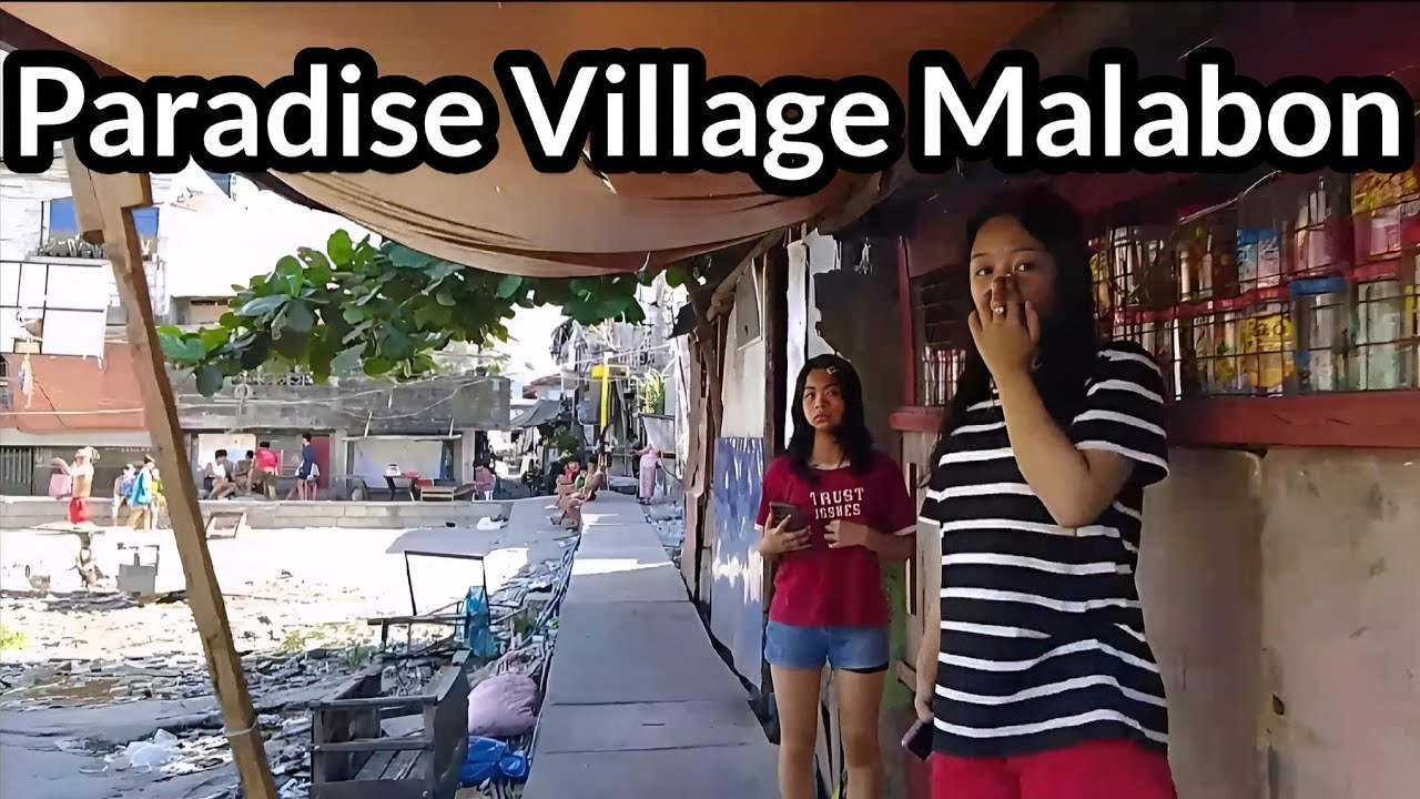 Walk The Slum Alley In Paradise Village Malabon City | Philippines