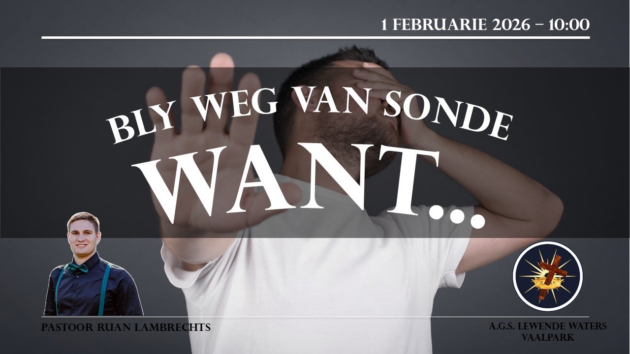 Bly weg van sonde WANT...