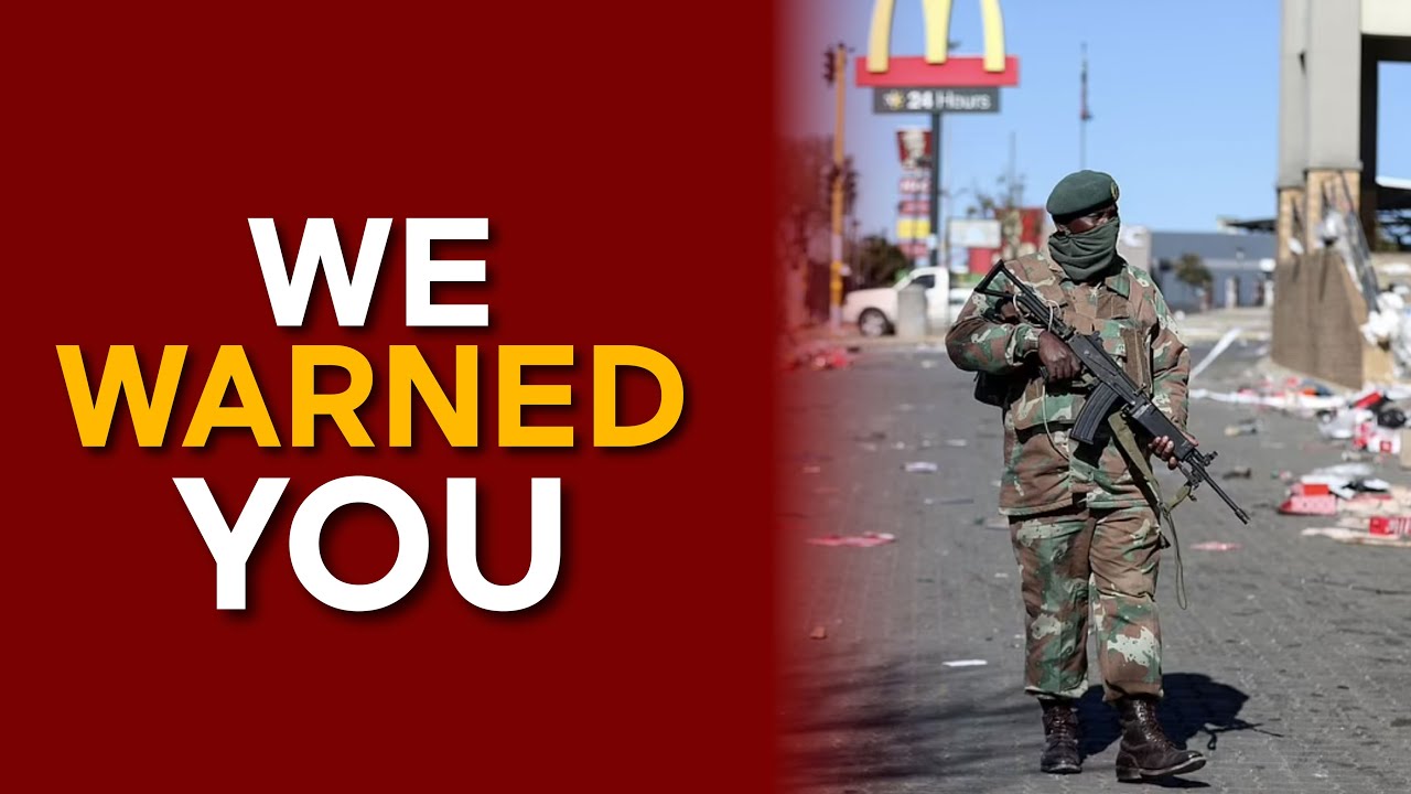 Violent anarchy: you were WARNED | Frans Cronje