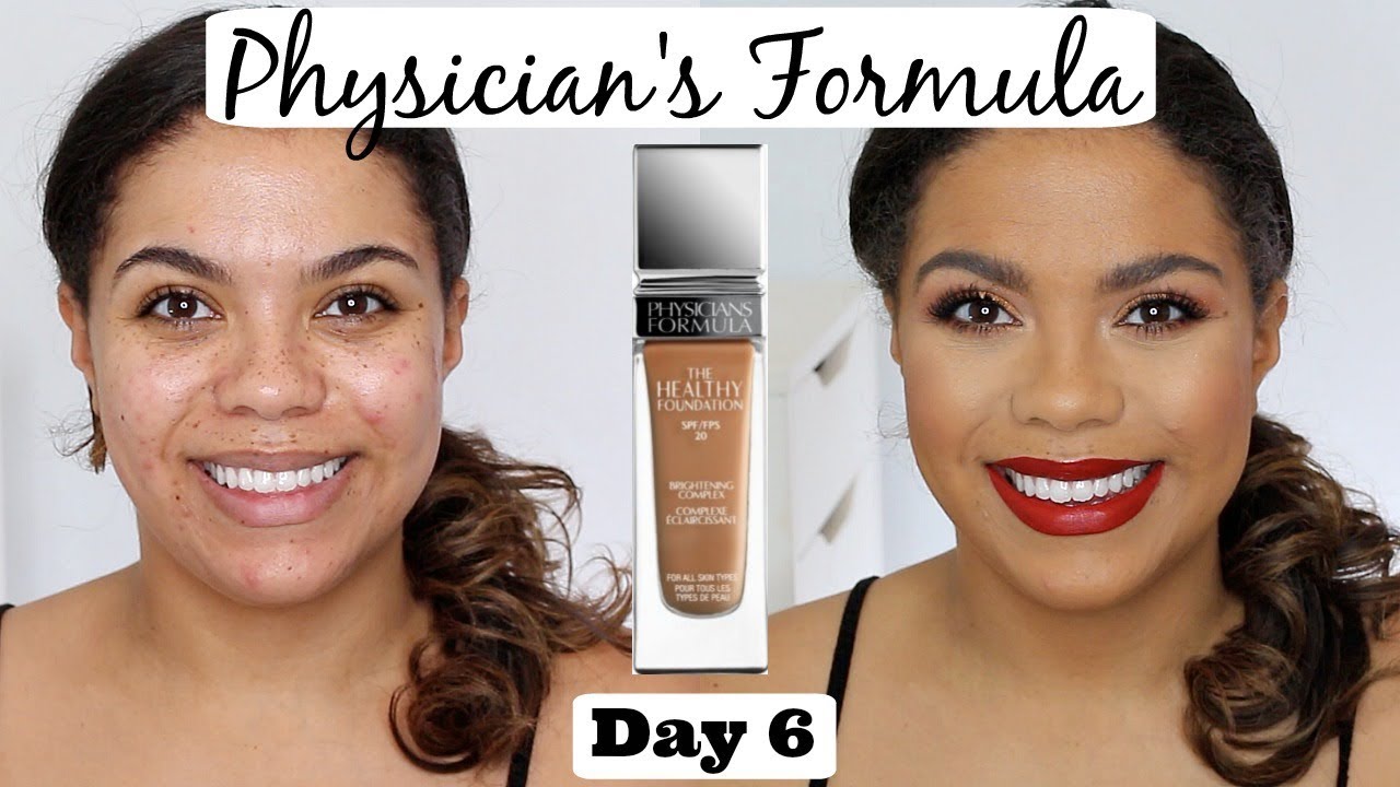 NEW Physician's Formula Healthy Foundation Review (oily skin/scarring)