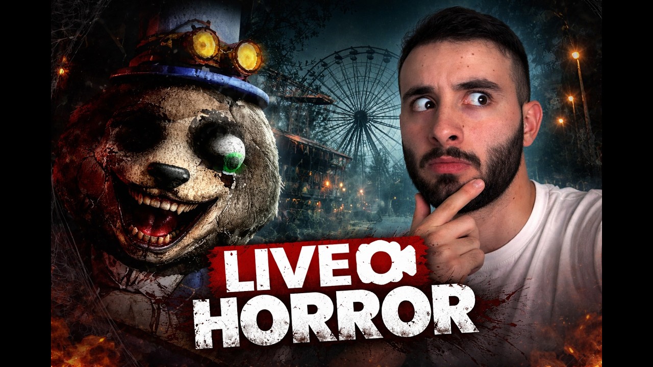לייב אימה ! משחקים בפארק אימה נטוש 😱​👻​(לקראת הסוף אומנגס צופים)