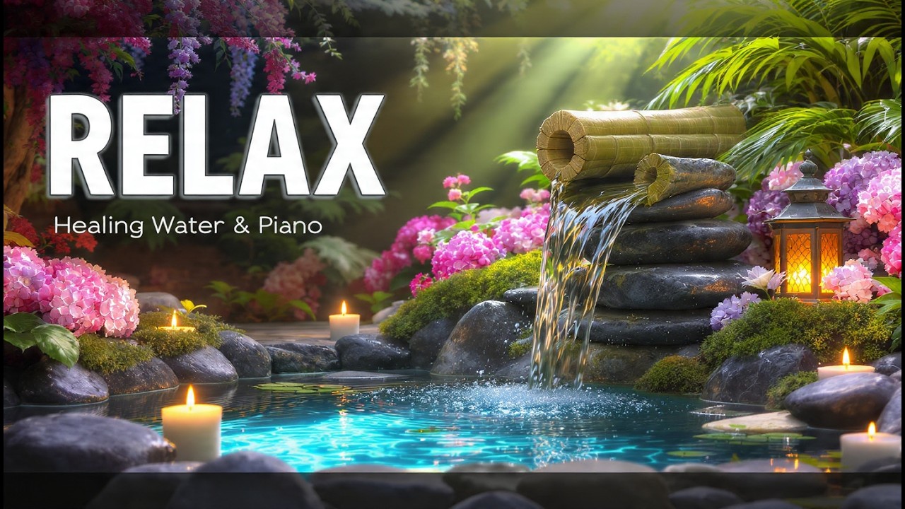 Peaceful Night Piano Music for Insomnia Relief & Full Body Relaxation