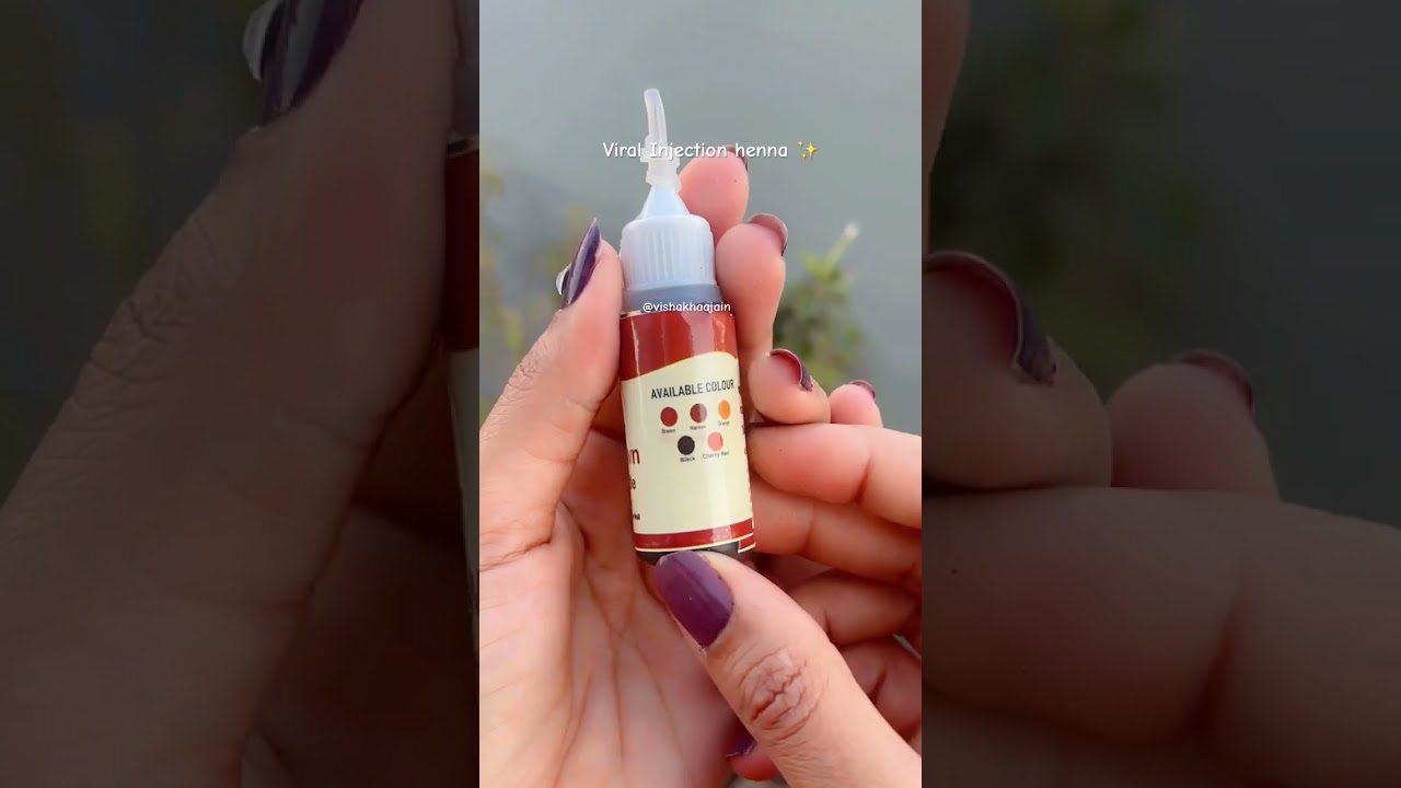 Let&rsquo;s review 🤷&zwj;♀️Henna injection bottle ..viral mehandi injection #meesho #flipkart #amazon