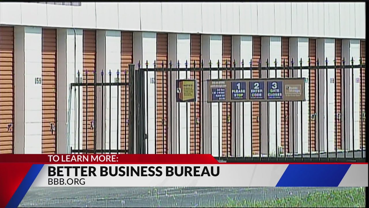Tips from BBB to keep your belongings safe at storage units