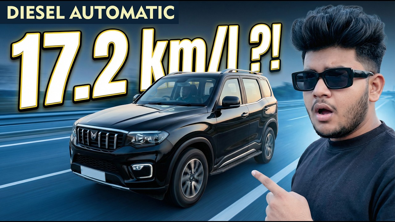 Scorpio N Automatic Diesel Real Mileage Test 😱 | City vs Highway | Shocking Results ?