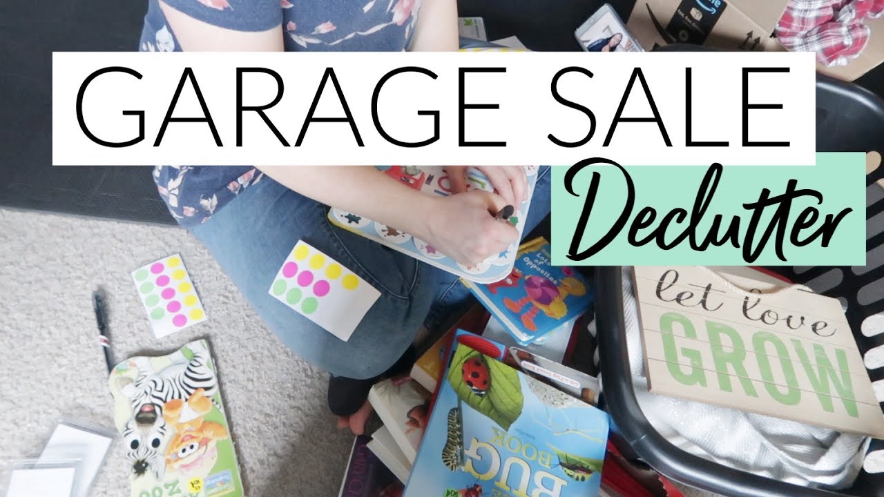 THE BEST GARAGE SALE TIPS + DECLUTTER