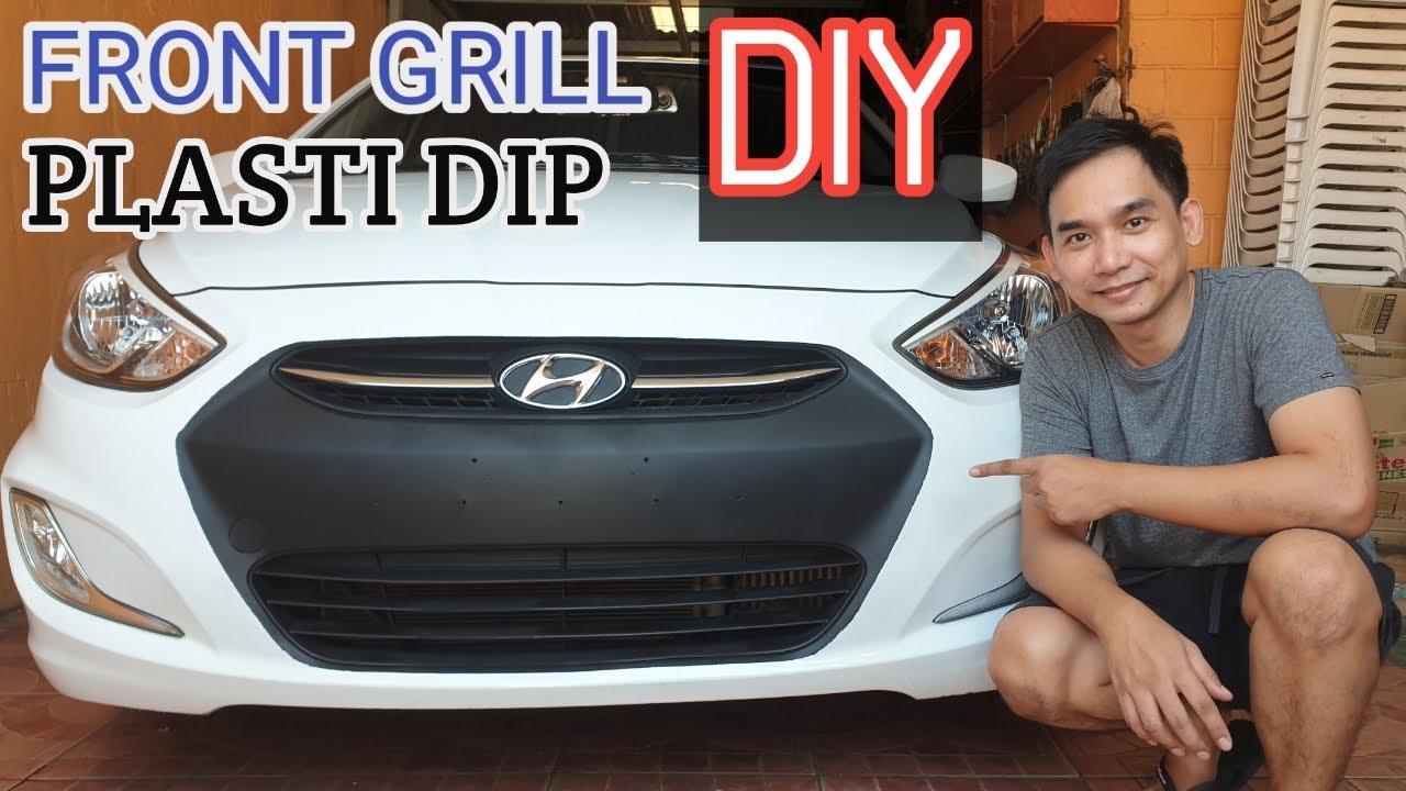 Paano Pintahan ang Front Grill and Rear Diffuser Gamit ang Elasti Dip [Hyundai Accent CRDI]