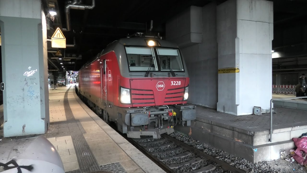 Zugverkehr in Hamburg Hbf im Oktober 2022/23 (4k Video)
