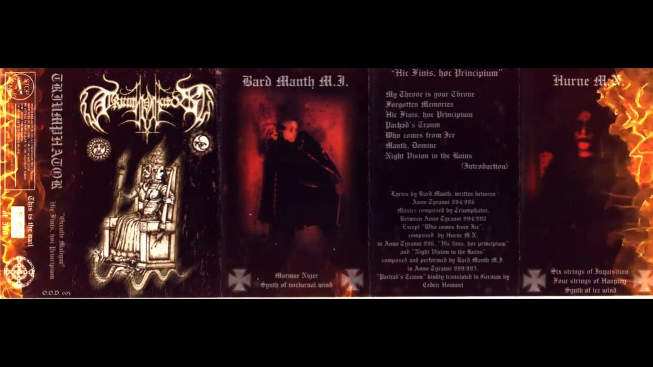 TRIUMPHATOR (ITA) - Occulte Maligni - Hic Finis, Hoc Principium_Demo 2000