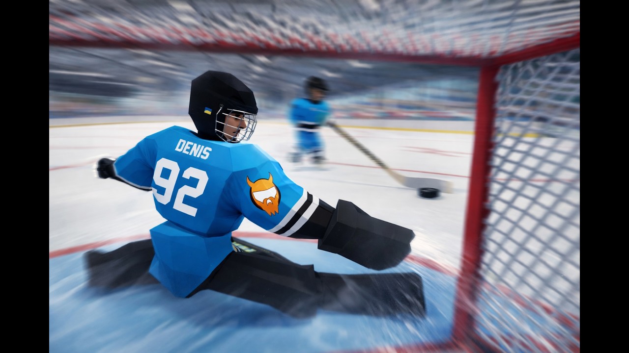 PUCK | DeNiS goalie :O