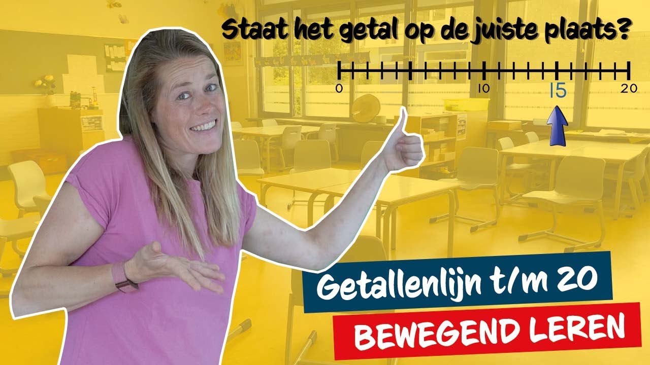 Getallenlijn t/m 20 - Staat het getal op de juiste plek? I Groep 2/3 - Bewegend Leren