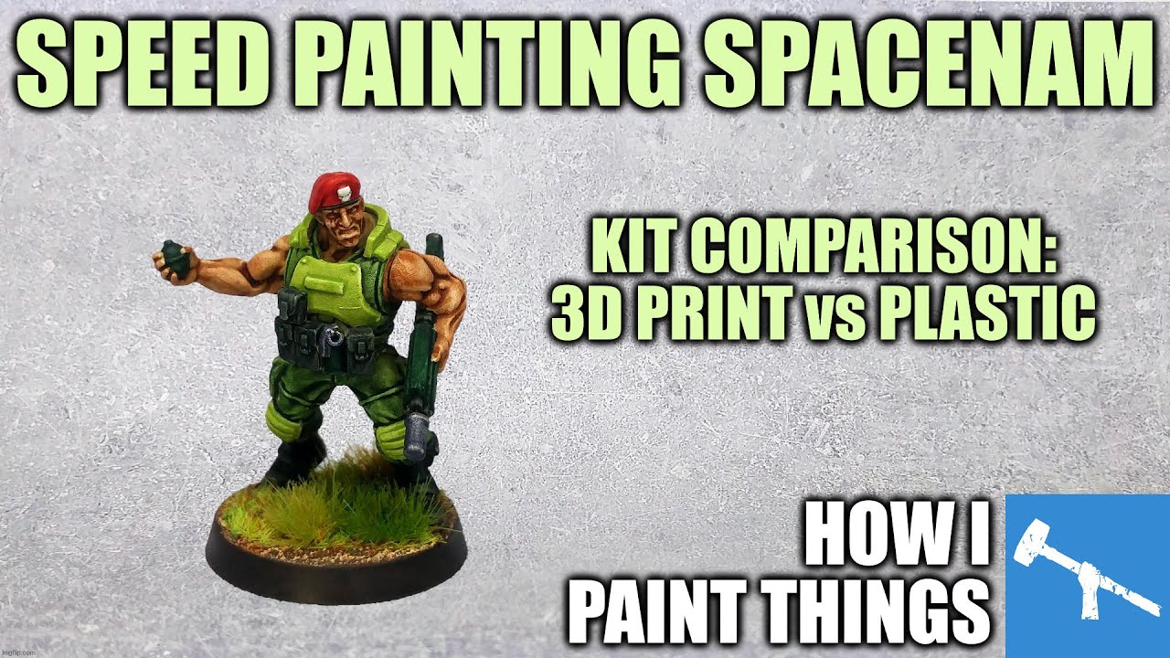 Slapchop, Speedpaint, Spacenam! Army Painting Done QUICK. [How I Paint Things]