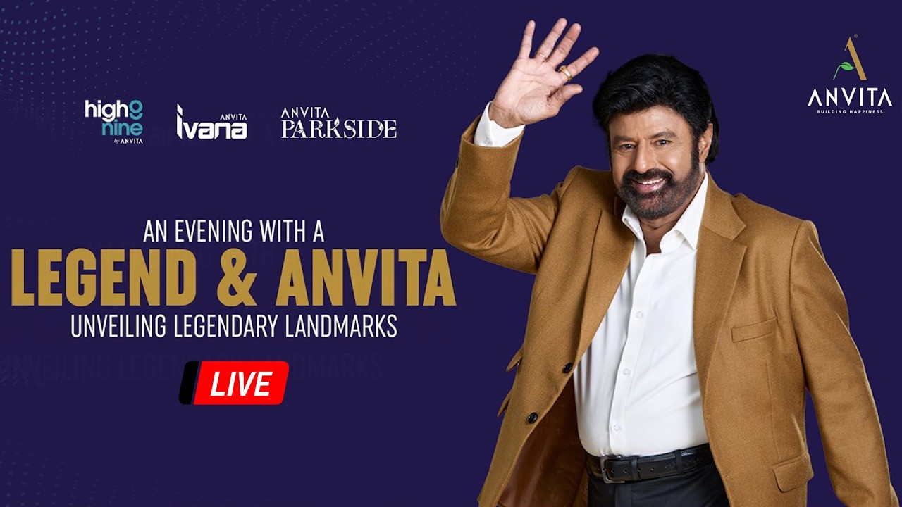 An Evening With Legend & Anvita Live | Anvita Building Happiness | Nandamuri Balakrishna