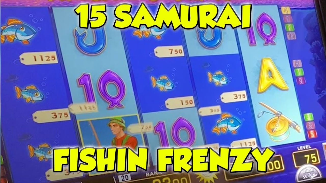 Fishin Frenzy, 15 Samurai FREISPIELE TR5 - Merkur Magie, Novoline Spielothek HD