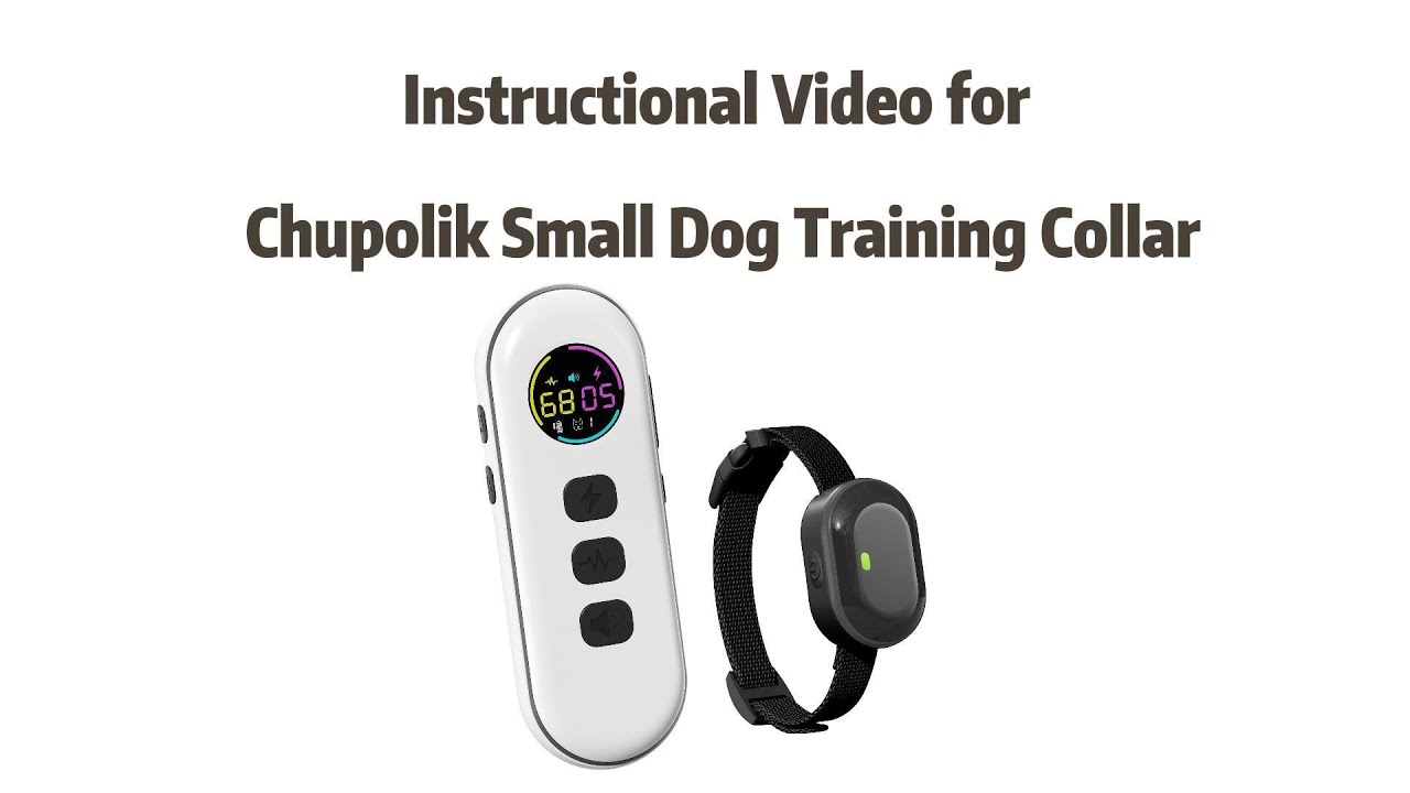 Instructional Video for Chupolik Small Dog Training Collar