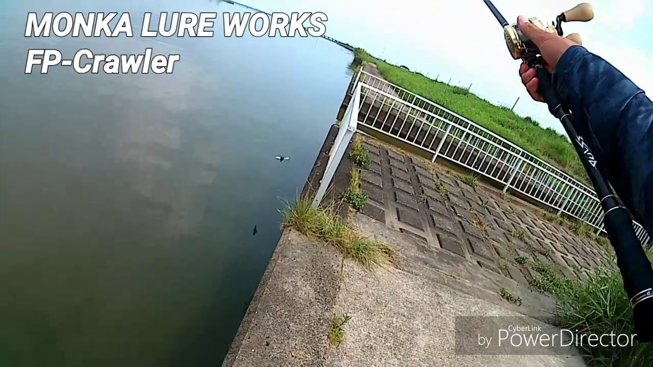 灼熱の霞ヶ浦水系　ビッグクローラーベイトが活躍“バイトシーンあり”　MONKA LURE WORKS  FP-crawler