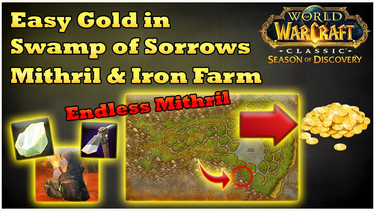Easy Mithril Farm in Swamp of Sorrows [WoW SoD & WoW Classic]