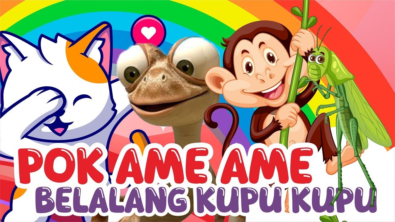 🔴Pok Ame Ame kupu kupu ,Kuku Kukuruyuk,Potong Bebek Angsa - Kompilasi Lagu Anak Indonesia