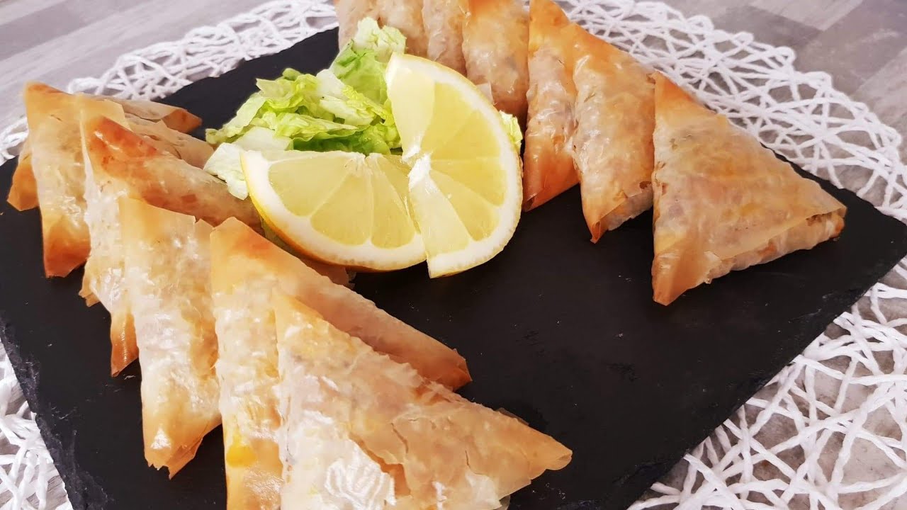 #تحضيرت رمضان   بوراك او بريوات  بالطون و الارز بطريقة جديدة و سهلة التحضير