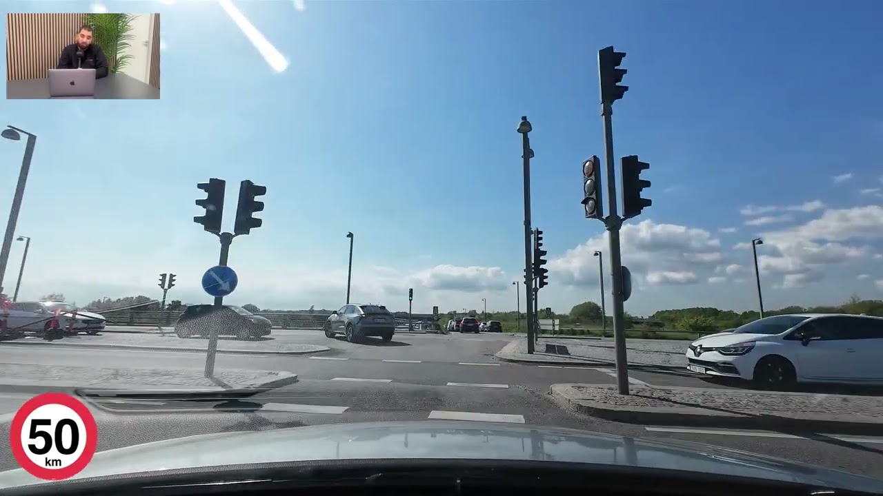 Amager rute 4 Praktisk prøve (køreprøve) (Følg os på Tiktok, insta og FB)