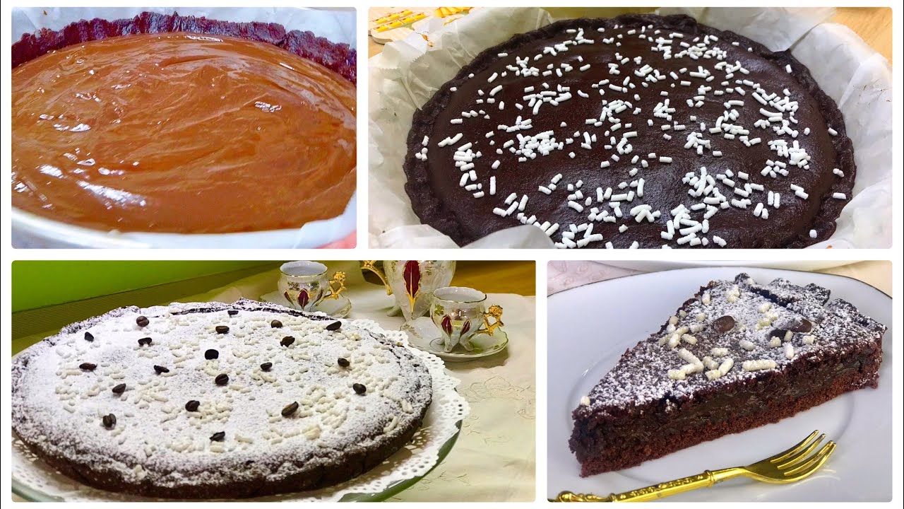 CROSTATA CREMA AL CIOCCOLATO E CAFFÈ ☕️ ricetta facile- CHOCOLATE CREAM TART AND COFFEE