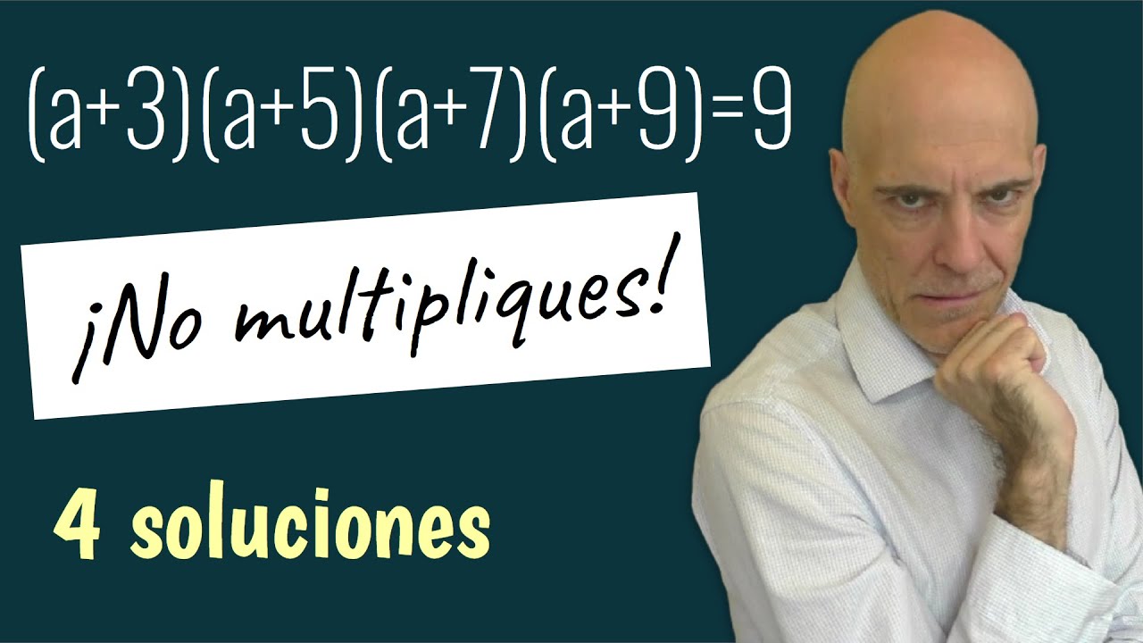Casi Nadie Sabe Resolver Esta Ecuación🤯