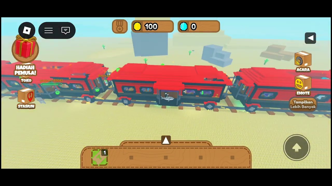 Jadi penumpang kereta