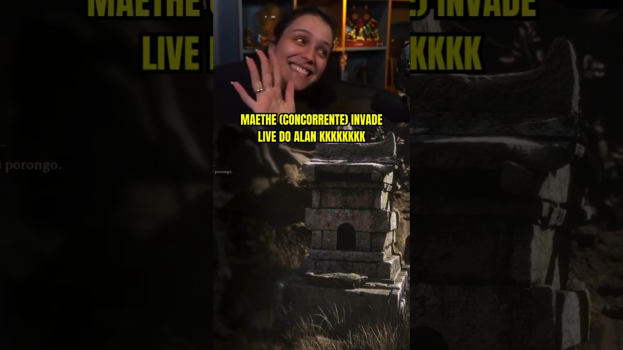 Maethe (concorrente) invade live do Alan KKKKKKKK #alanzoka #maethe #alanzokaclipes #shorts