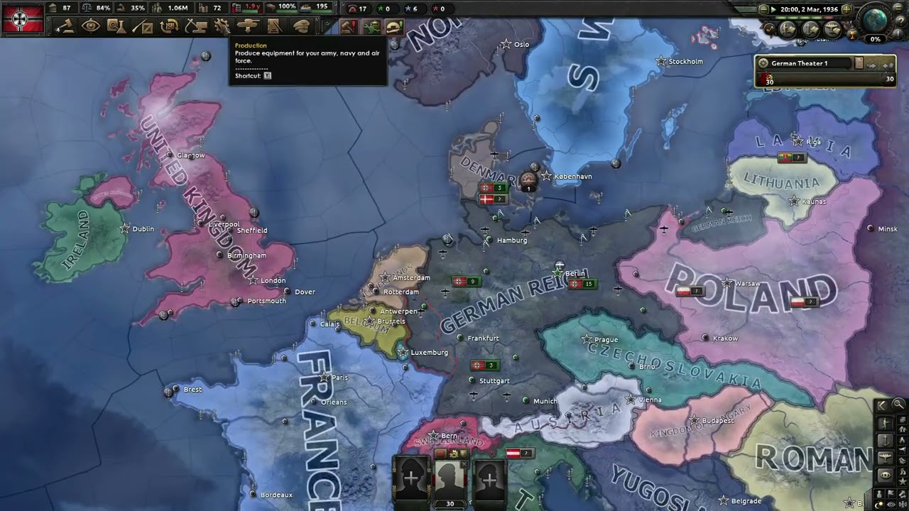 REARMING GERMANY, historical Germany, let's play Hearts of Iron 4 Episode 1