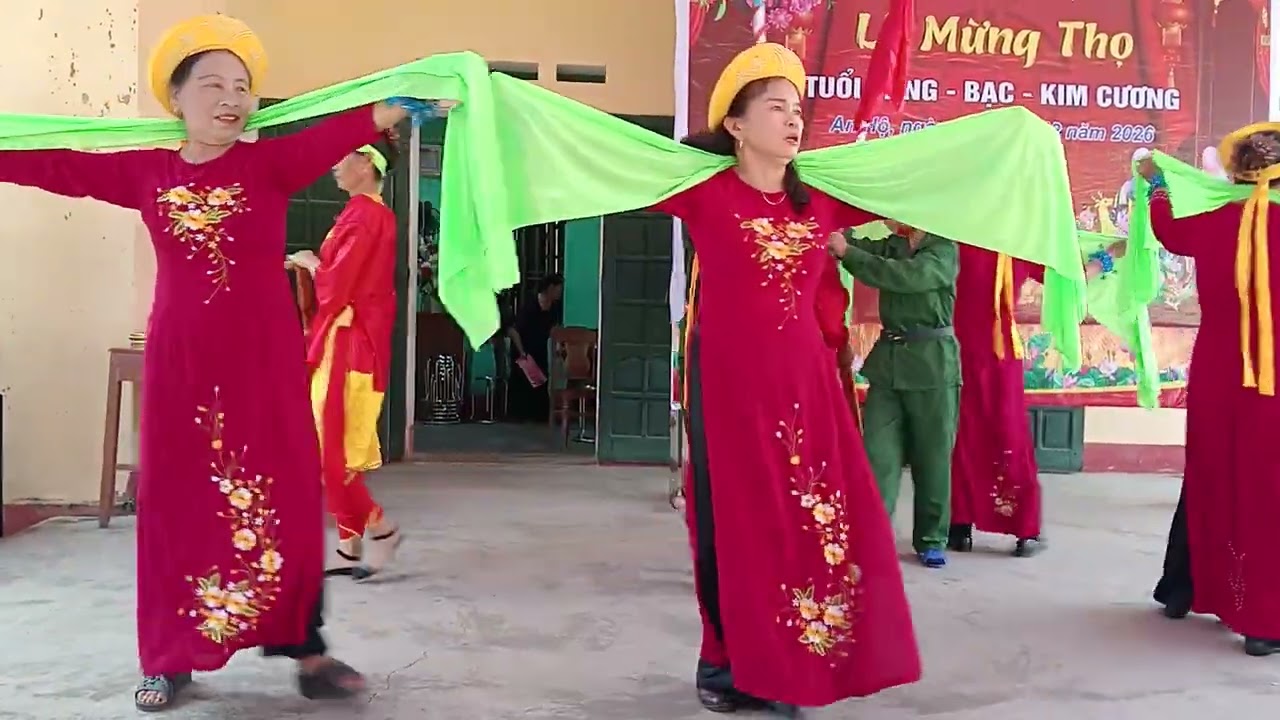 Múa chèolời cả mừng Đảng mừng Xuân CLB NCT. An hộ mừng thọ 2026