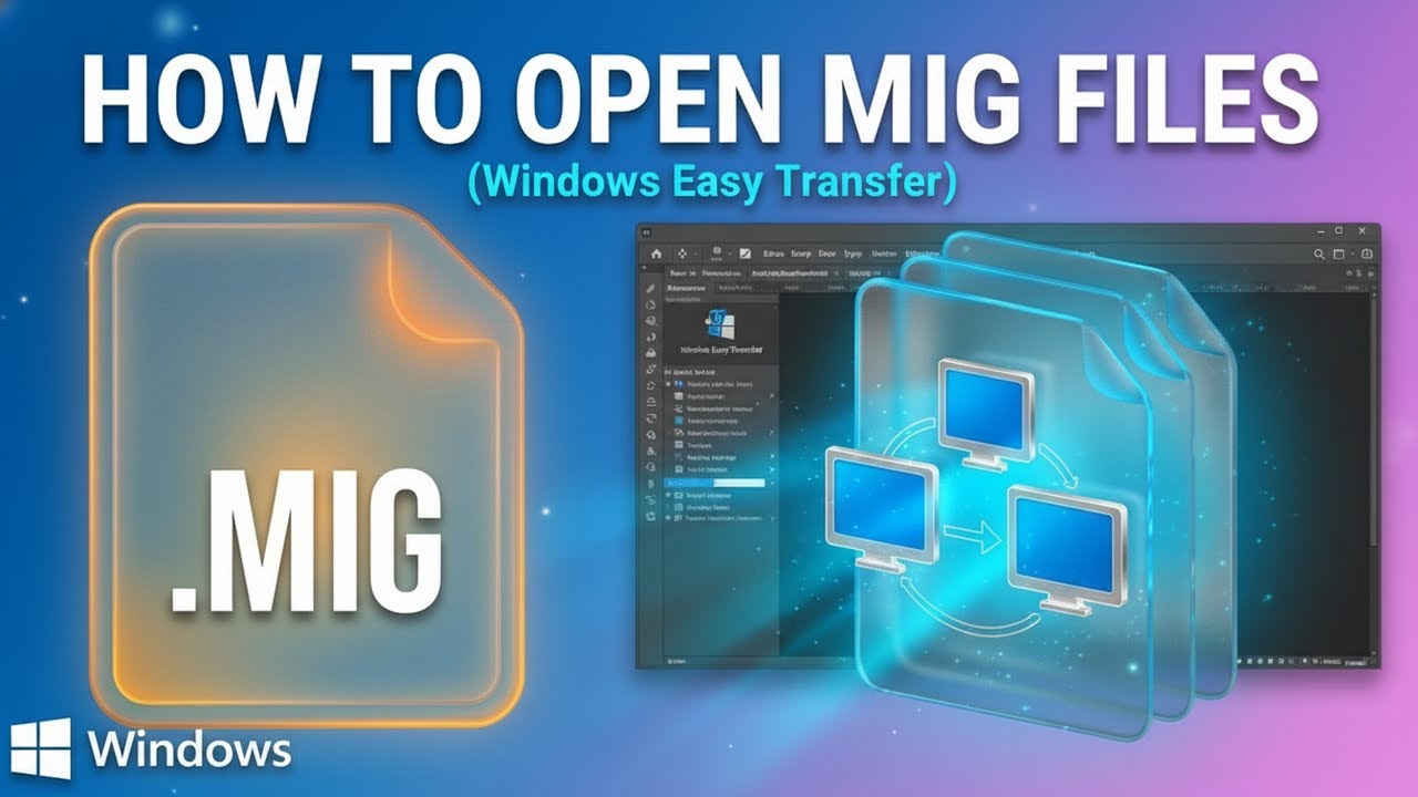 How to Open MIG Files (Microsoft User State Migration Tool)