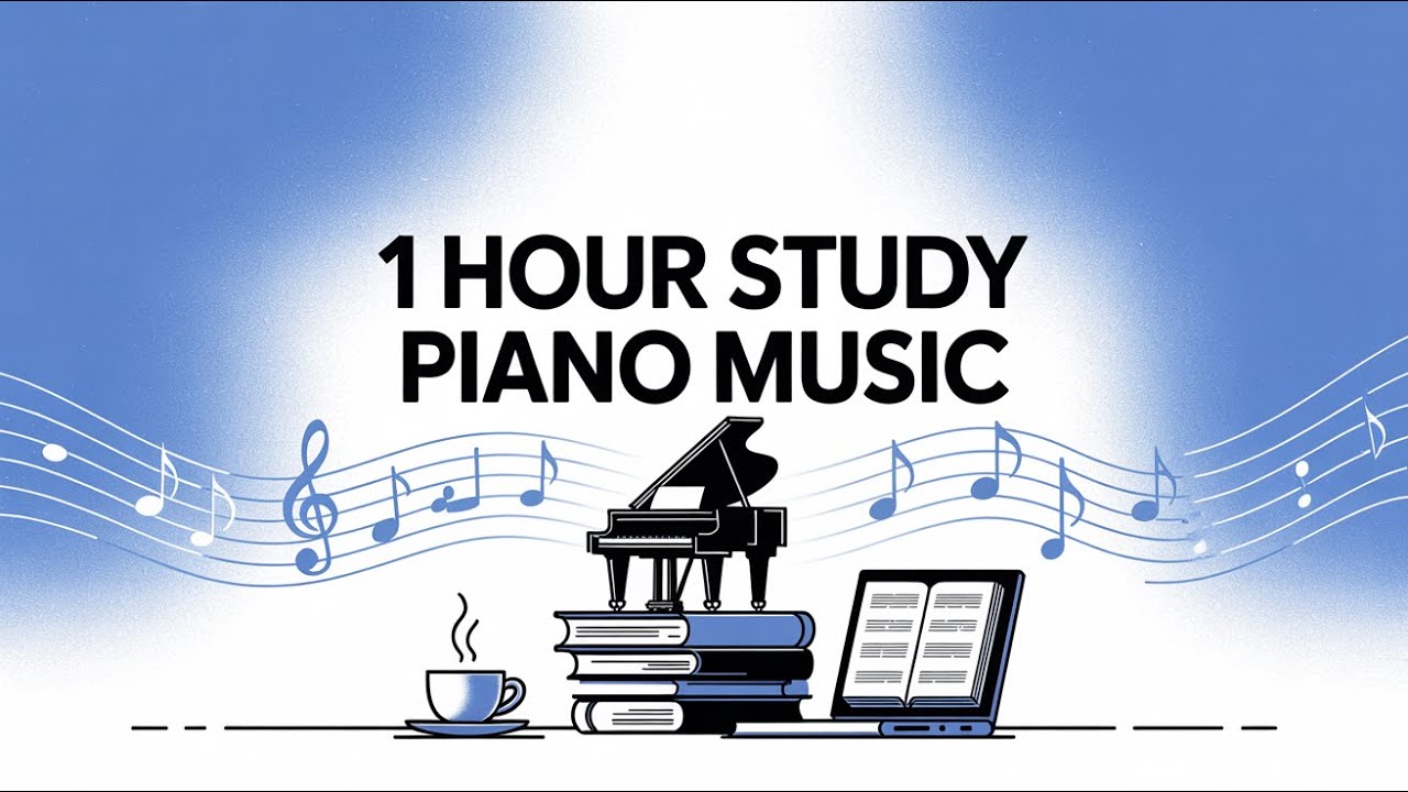 1시간 공부용 피아노 음악 | 집중력 향상 음악 | Study Music Mix