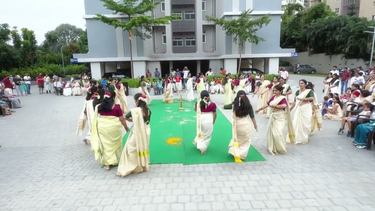 Traditional Thiruvathira Dance | Onam at Brigade 7 Gardens
