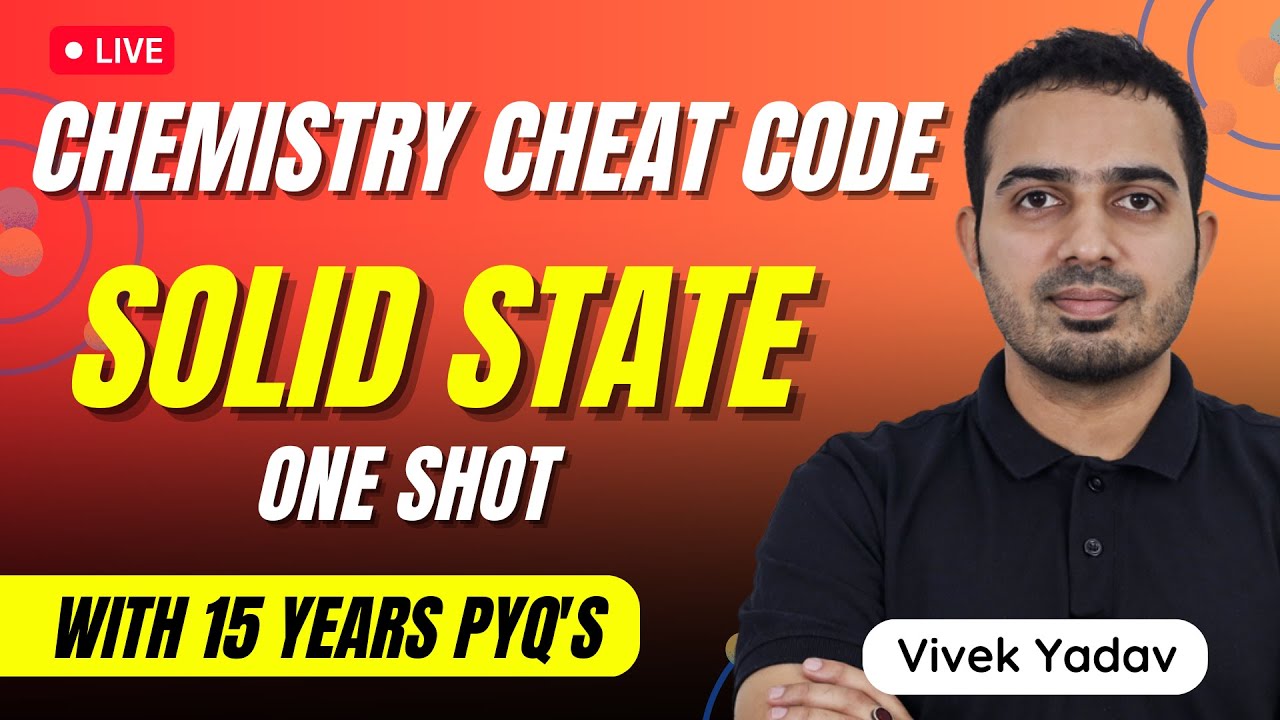 Solid State | With 15 years pyq's | Chemistry Cheat Code | NEET Chemistry | NEET 2023