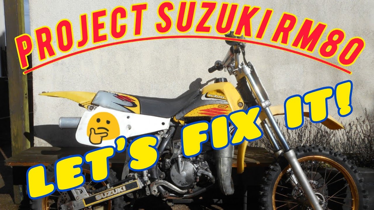 Проект Suzuki RM80 1996 года. Ремонт сцепления, водяного насоса и заднего тормоза (вроде как). #s...