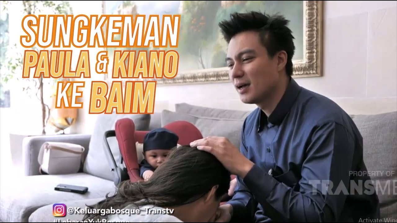 Sungkeman Paula dan Kiano ke Baim di Hari Lebaran | KELUARGA BOSQUE (30/5/20) P2