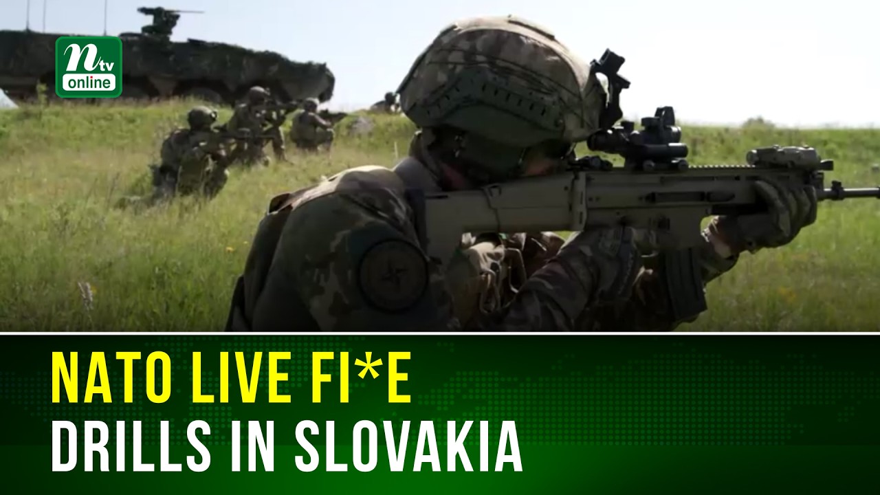 NATO Holds Live-Fire and Drone Exercises in Slovakia | NTV Global