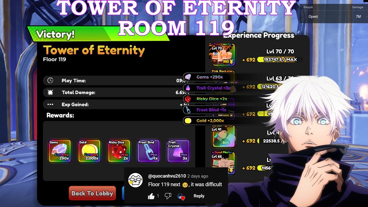 Floor Of Eternity Room 119 No Almighty/Midas Farm/Secret | Anime Defenders