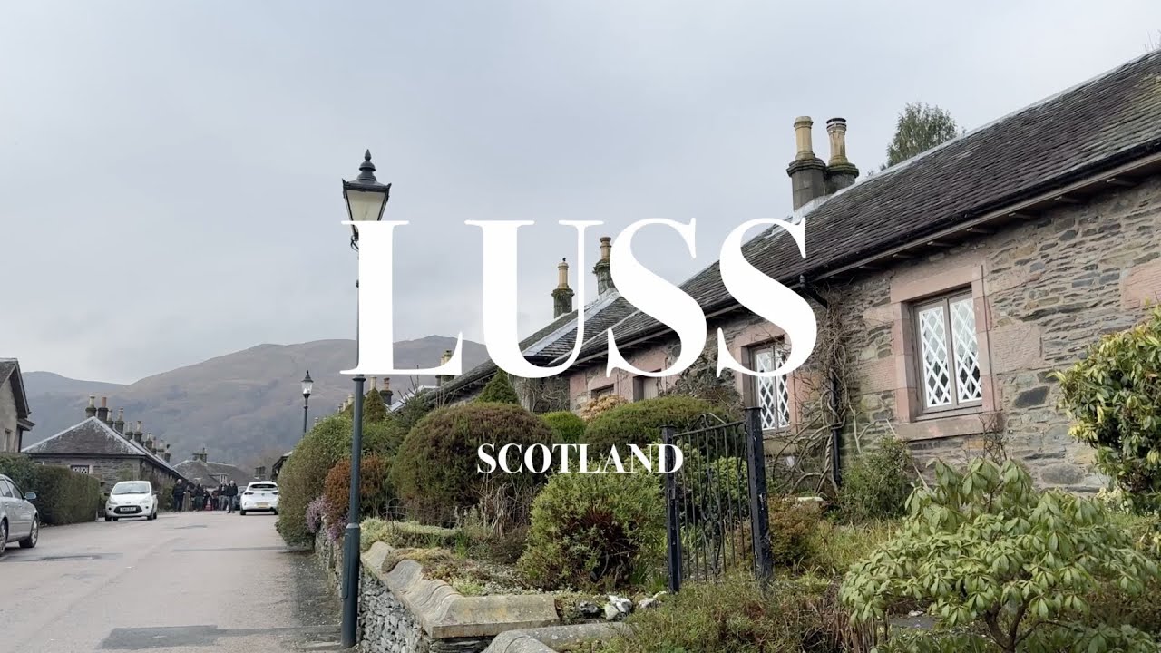 Luss | outdoor sauna, loch lomond & village | Scotland VLOG