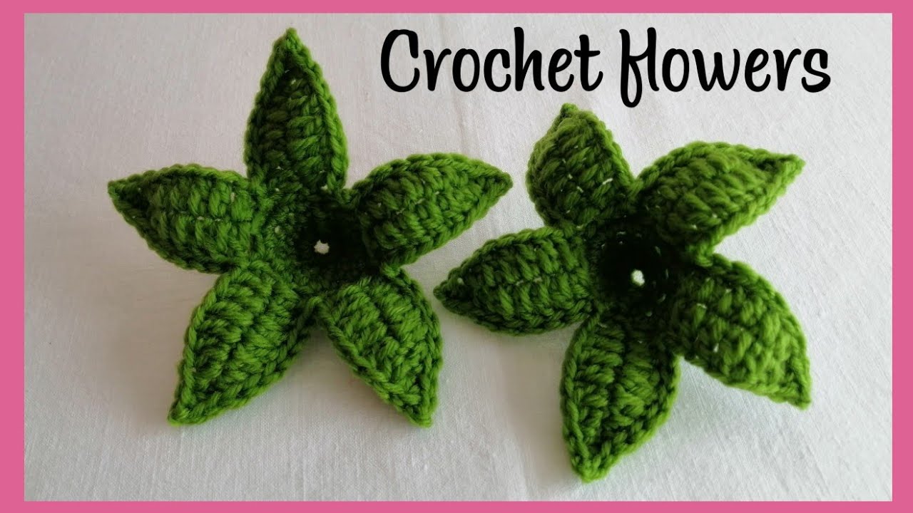 Crochet flowers for Hat