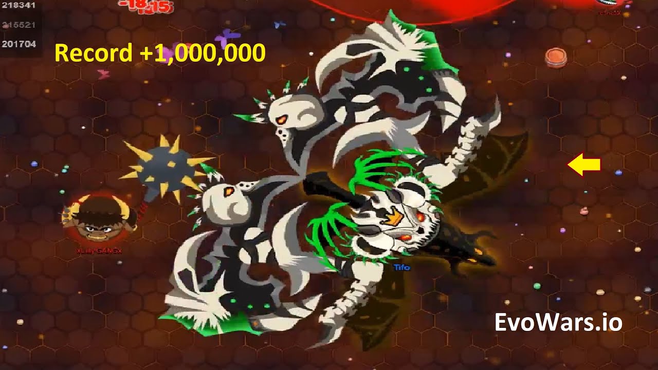 EvoWars.io (Team) Evolutions Unlocked 38/38 Record +1,000,000