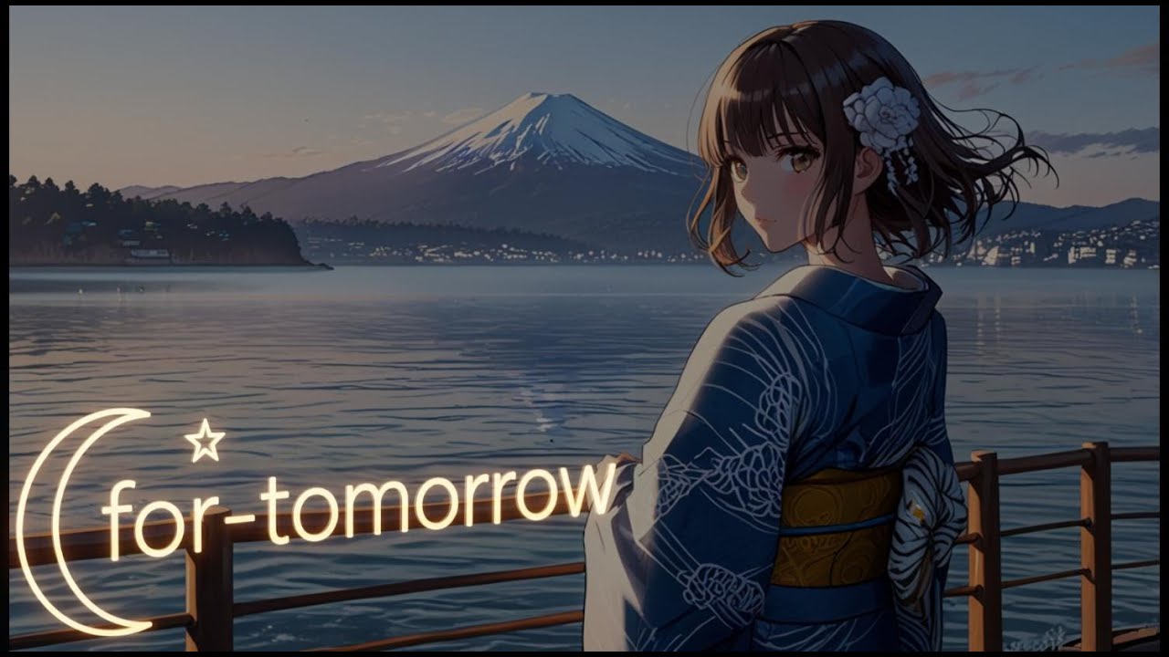 Mikoto’s Journey through Hokusai — Soshu Hakone Lake 🌊｜Lo-Fi Ukiyo-e Experience