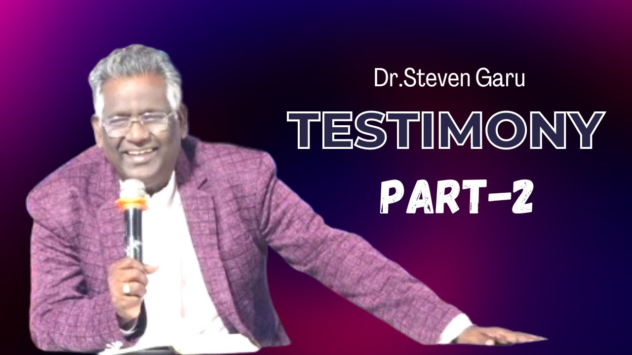 Dr.Steven garu vizag|| Testimony part-2 ||సాక్ష్యం|| Telugu christian messages|| #christianshorts
